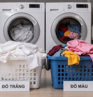 TÁCH ĐỒ TRẮNG/ ĐỒ RA MÀU